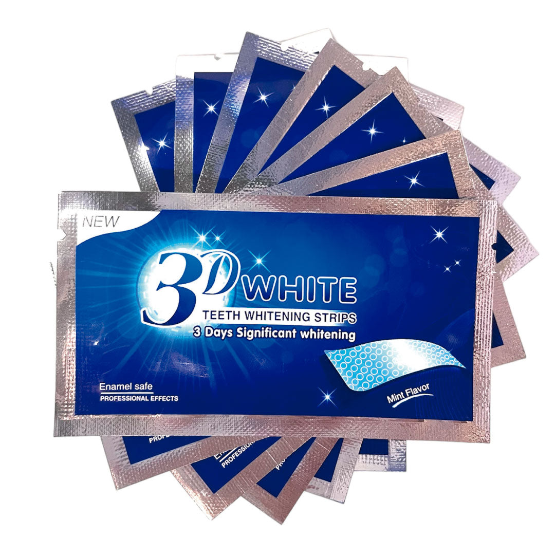 Tiras Blanqueadoras Dentales 3D White